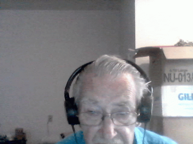 Grandpa On Video Call GIF