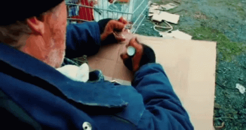 Grandpa Writes I'm Tired Of This GIF