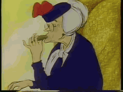 Granny Eating Pickle GIF