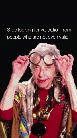 Granny Giving Valid Qoutes GIF