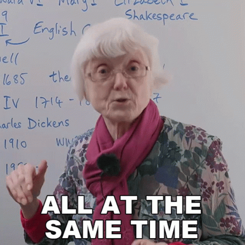 Granny Saying Its About Damn Time GIF