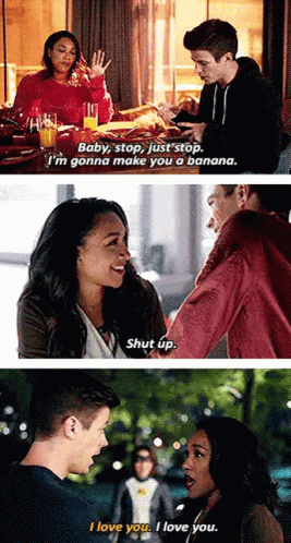 Grant Gustin Flash Iris West GIF