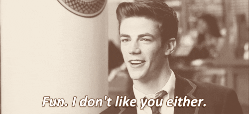 Grant Gustin I Don't Like You GIF