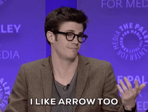 Grant Gustin Like Arrow GIF