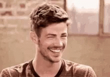 Grant Gustin Wink Cute GIF