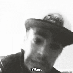 Grant Gustin Yikes GIF