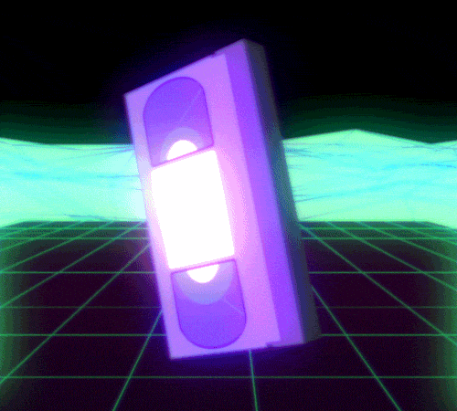 Graphic Video Casette Tape GIF