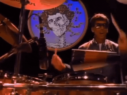 Grateful Dead Mickey Hart And Jerry Garcia GIF