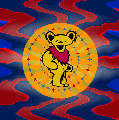 Grateful Dead Winnie The Pooh GIF
