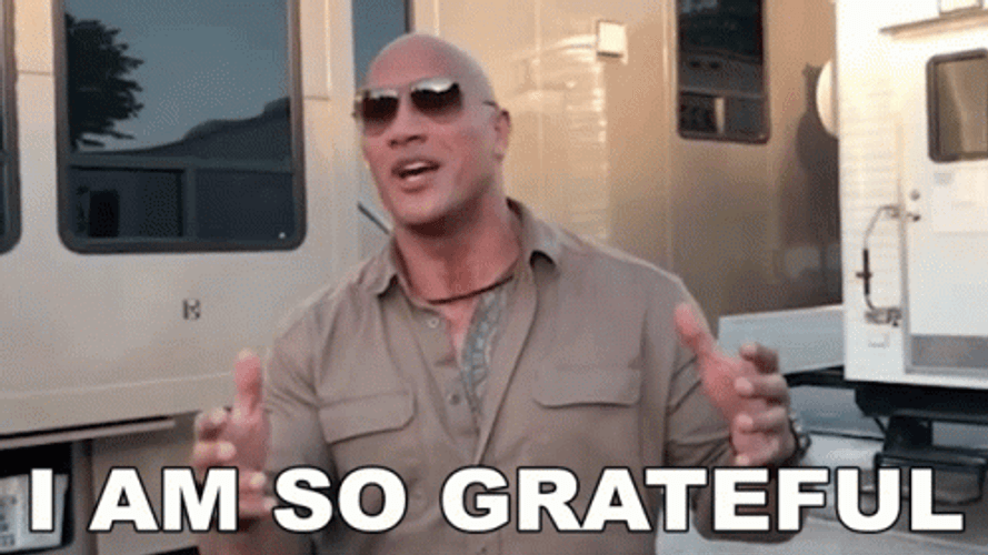 Grateful Dwayne Johnson Actor GIF