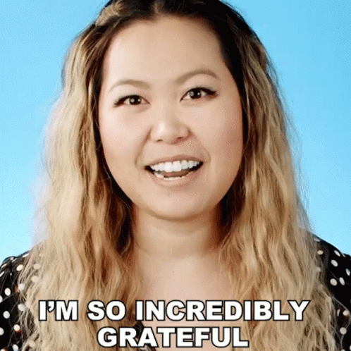 Grateful Journalist Ellen Chang GIF