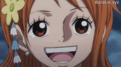 Grateful Nami One Piece GIF