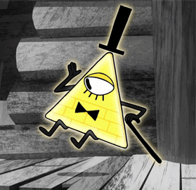 Gravity Falls Bill Cipher Chillin' GIF