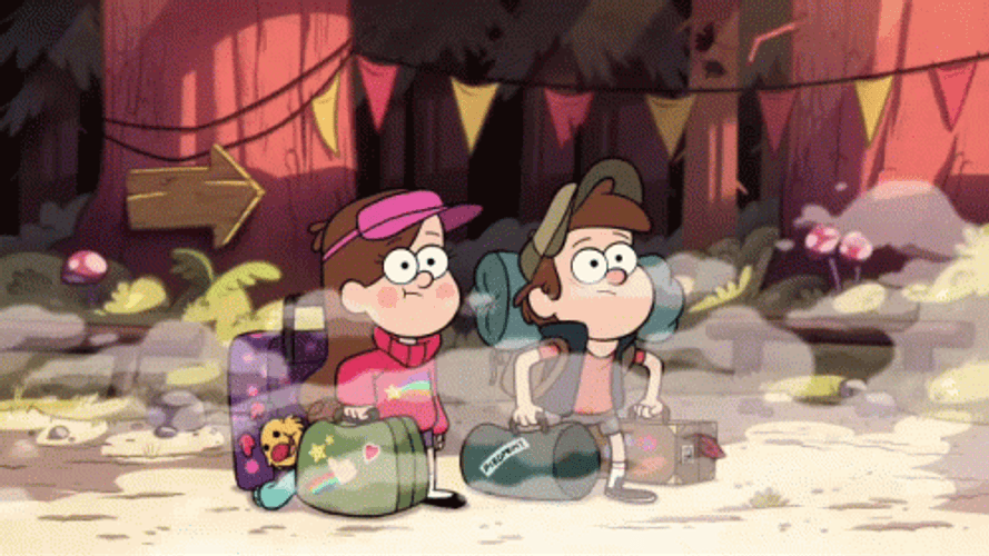Gravity Falls Cast Got Surprised GIF