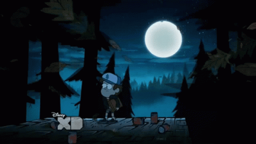 Gravity Falls Giant Monster Eye GIF
