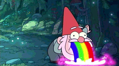 Gravity Falls Man Rainbow GIF