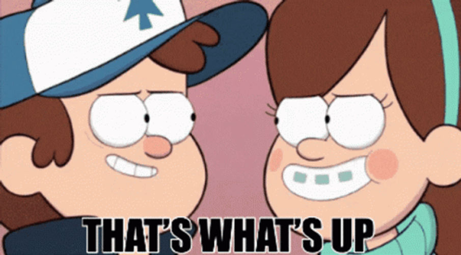 Gravity Falls Saying That's What's Up GIF