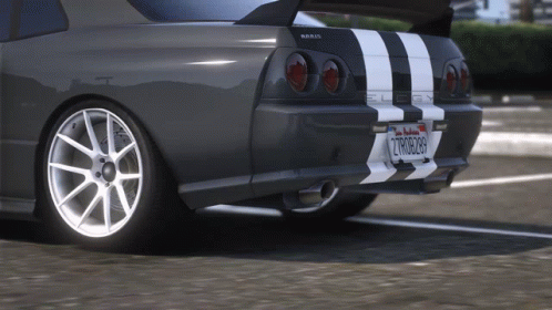 Gray Car With License Plate Ztr06288