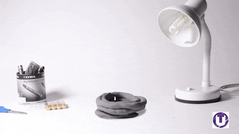 Gray Clay Spring Jumps Boing GIF