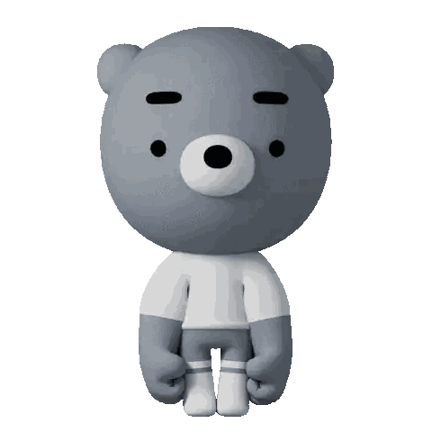 Gray Teddy Bear in White Shirt and Shorts