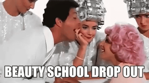 Grease Beauty School Drop Out GIF