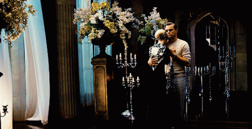 Great Gatsby Jay And Daisy Hug GIF