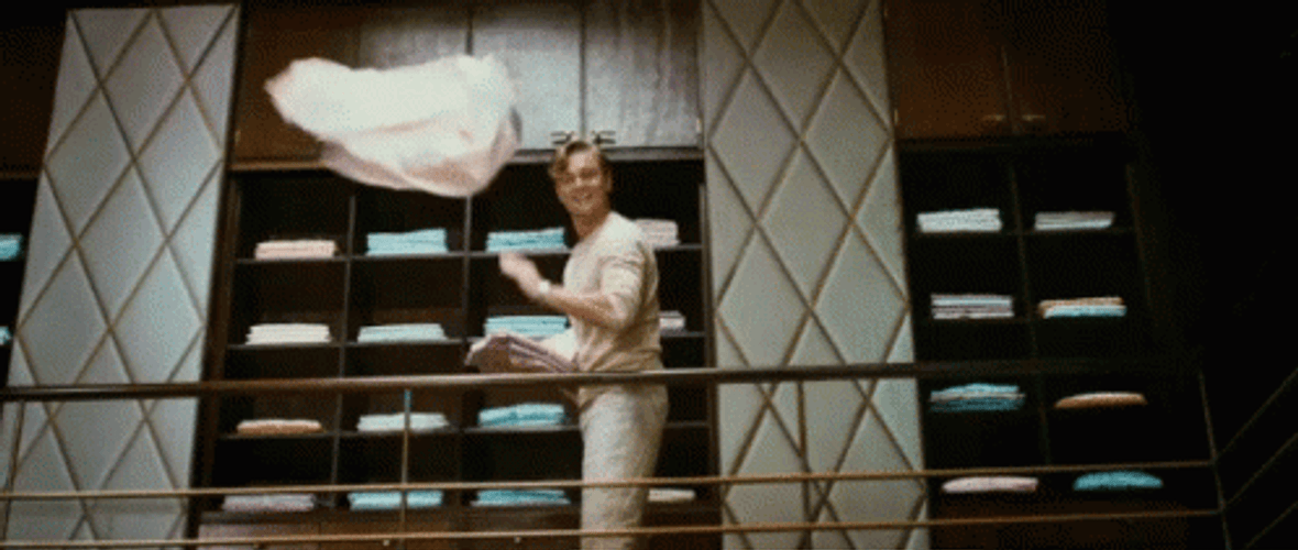 Great Gatsby Falling Clothes GIF