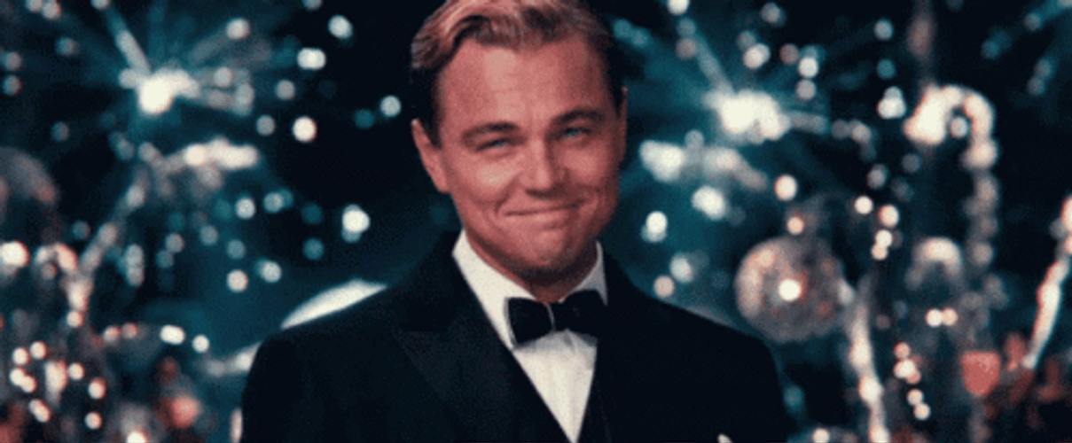 Great Gatsby Leonardo DiCaprio Cereals GIF