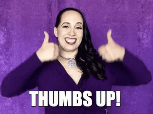 Great Job Meme Grinning Lady Thumbs Up GIF