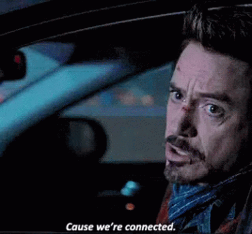 Great Minds Think Alike Tony Stark Ironman GIF