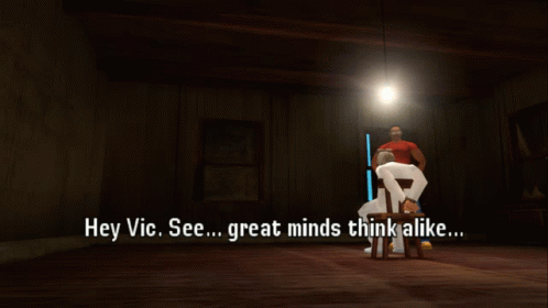 Great Minds Think Alike Video Game Snippet GIF