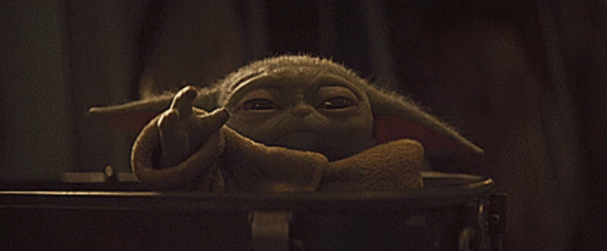 Great Minds Think Alike Yoda Mind Reading GIF