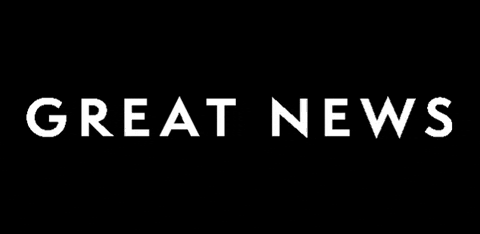 Great News Black Background GIF