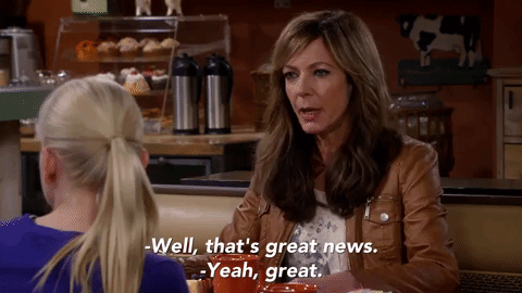 Great News Bonnie Plunkett GIF