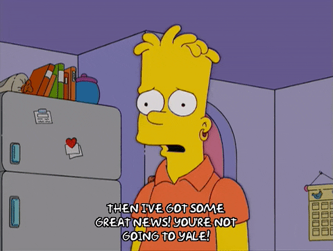 Great News Grown Up Bart Simpson GIF