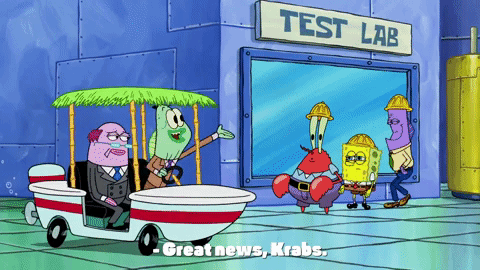 Great News Krabs GIF