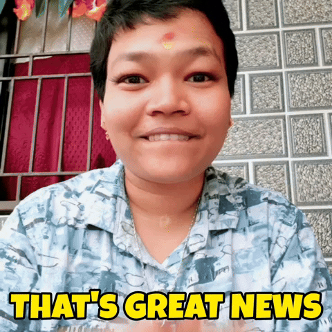 Great News Thumbs Up GIF