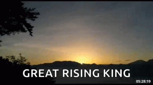 Great Rising King Sunset