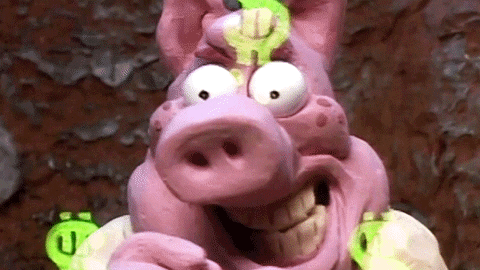 Greedy Pig Hypnotize Dollar Sign GIF