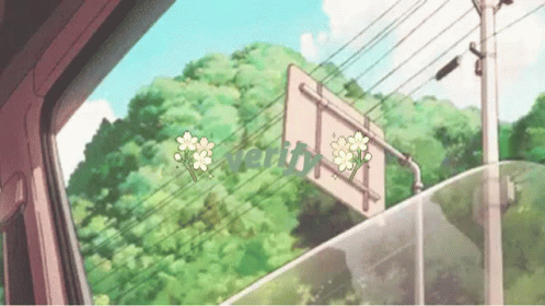 Green Aesthetic Anime Ride Verify GIF