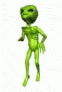 Green Alien Dancing