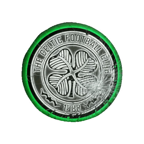Green and Black Celtic Football Badge
