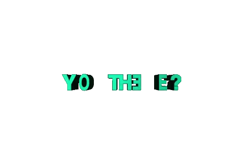 Green and Black Logo Saying You Then