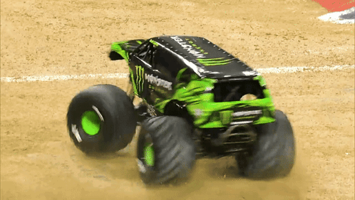 Green and Black Monster Truck
