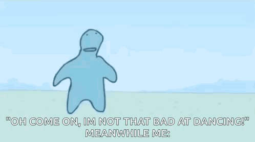 Green And Blue Monsters Dancing GIF