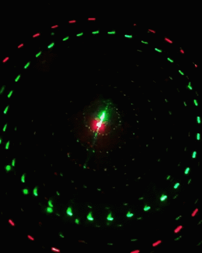 Green And Red Floral Patterns GIF