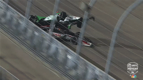 Green And White Race Car Number 86 GIF