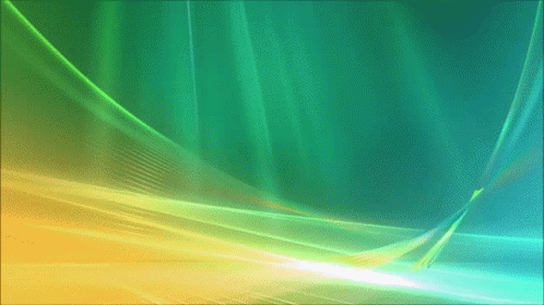 Green And Yellow Background With Waves And Lines GIF