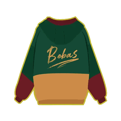 Green and Yellow Bebas Hoodie
