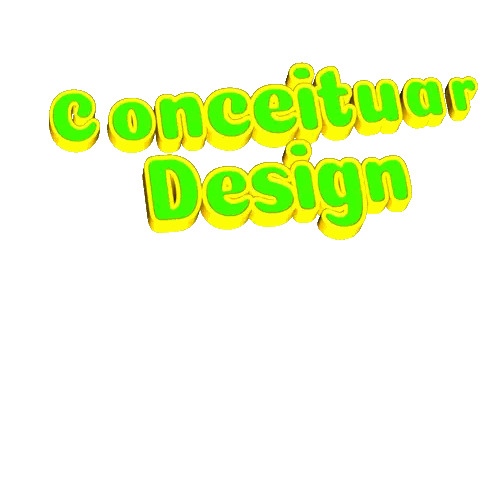 green and yellow text that says " conceptual design "